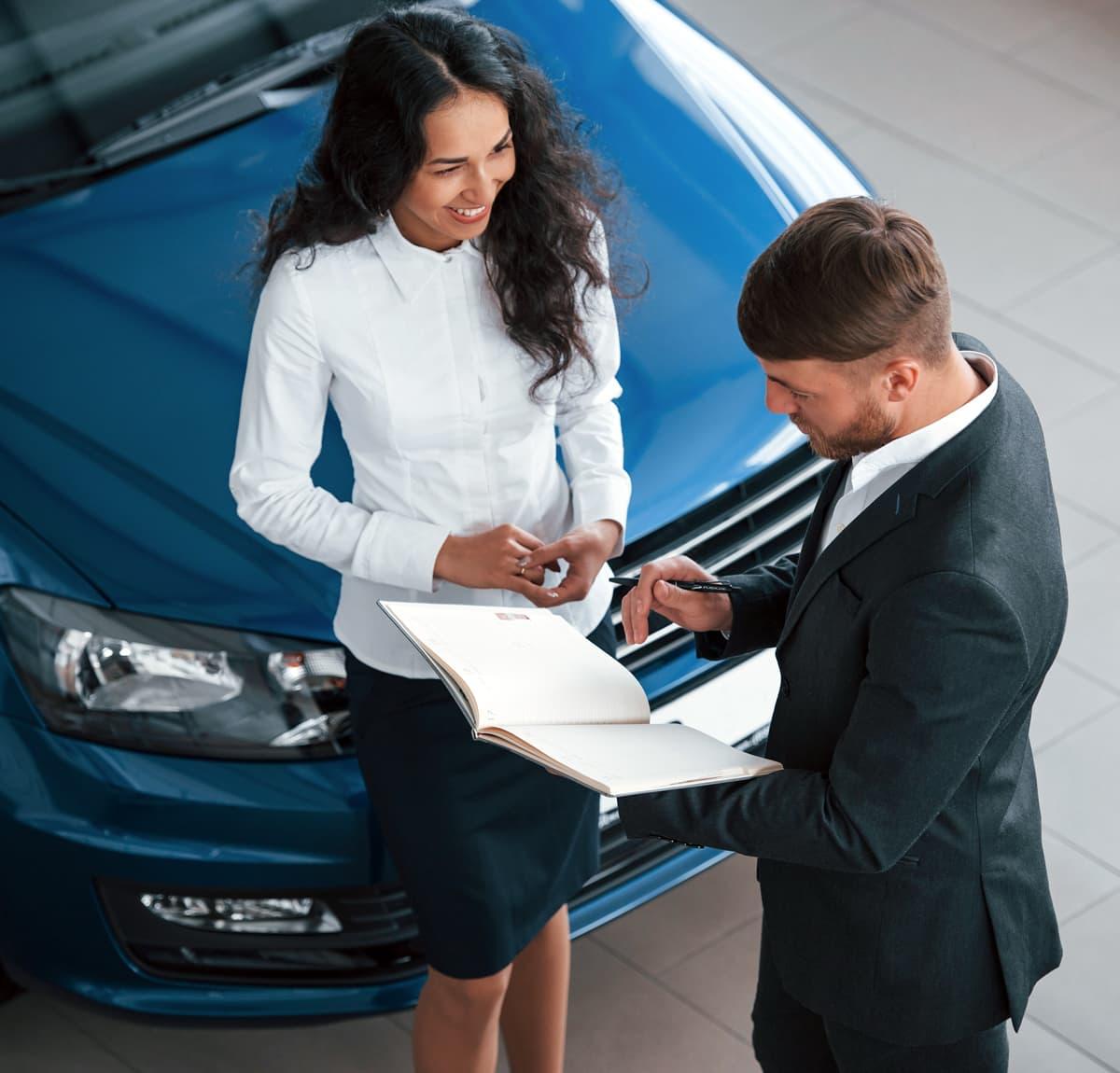 Représentation visuelle liée au financement automobile et aux paiements